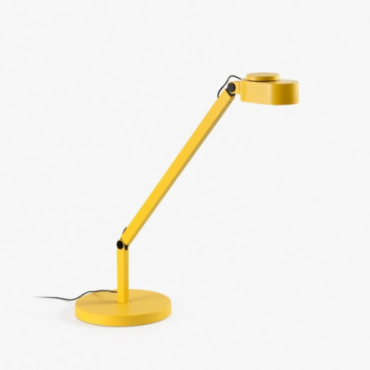 Lampe de bureau INVITING jaune