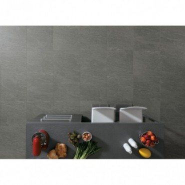 Kobe Dalle Extérieur - 60x60cm - Teinte Béryl - Effet Pierre
