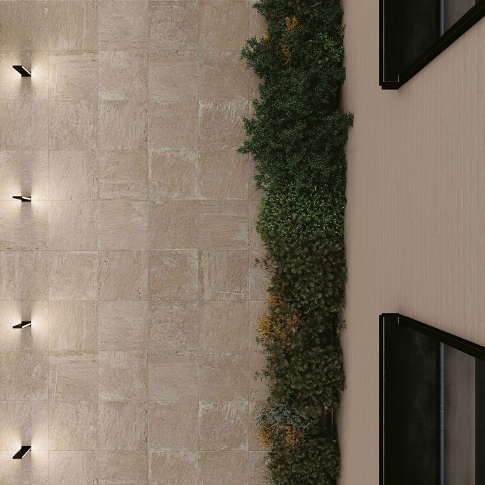 Losa - 10x60cm - Teinte Calcite - Effet Pierre