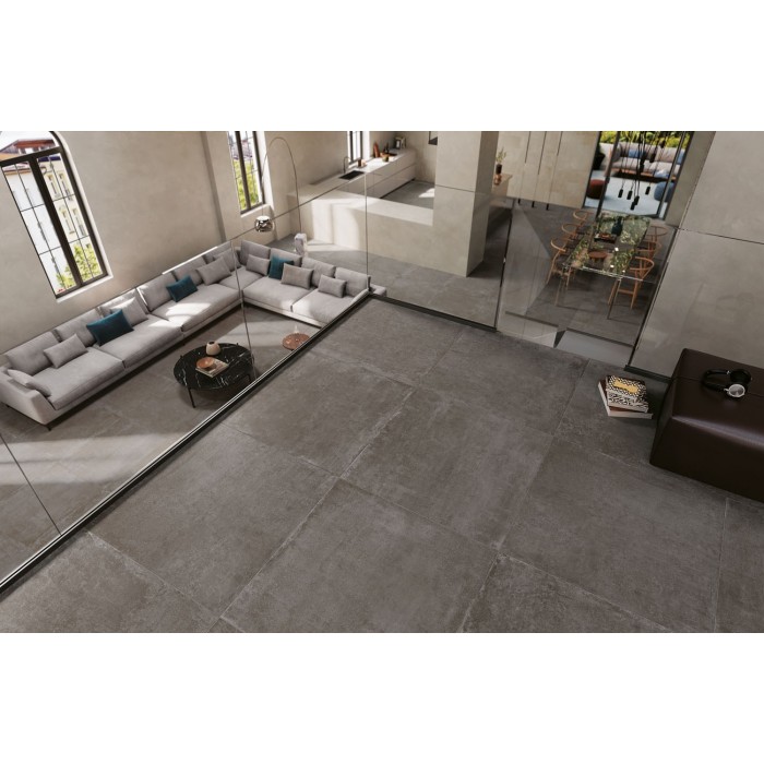 Teranga plinthe - 7,2x60cm - Teinte Fer - Effet Pierre