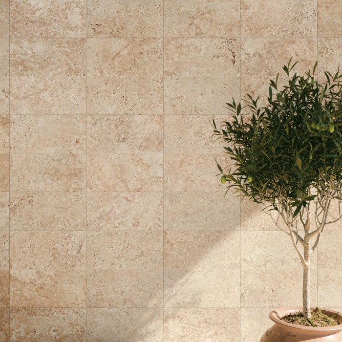 Tiber plinthe - 7,2x60cm - Teinte Light - Effet Pierre