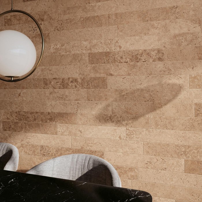 Tiber plinthe - 7,2x60cm - Teinte Natural - Effet Pierre
