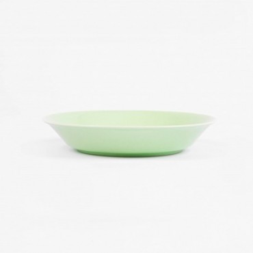 Assiette creuse ronde 19 cm verte