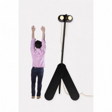 Lampadaire - Lampe Girafe - Noire