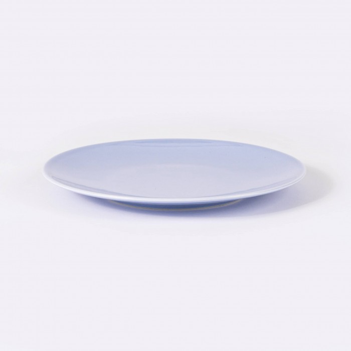 Assiette dessert ronde 19 cm bleue