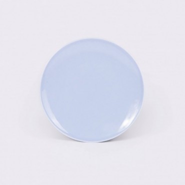 Assiette dessert ronde 19 cm bleue