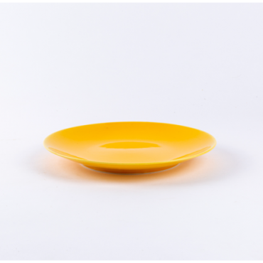 Assiette dessert ronde 19 cm jaune