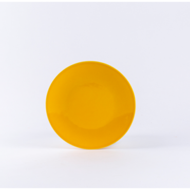 Assiette dessert ronde 19 cm jaune