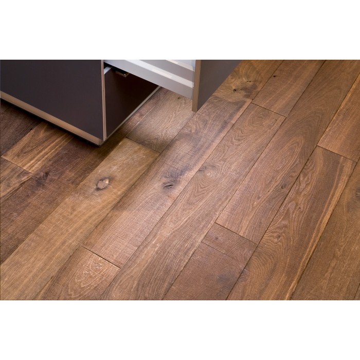 Parquet - Largeur 190mm - Scié Poivre Noir