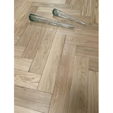 Parquet Massif - Bâton Rompu - Brossé verni mat