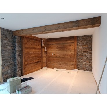 Bardage chalet en vieux bois véritable