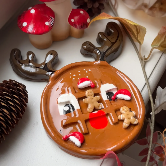 Jeu du Morpion - Tic-Tac-Toe – Renne de Noël