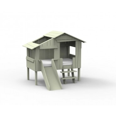 Mini cabane avec tobogan - MATHY BY BOLS - 90x150cm