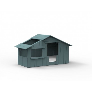 Lit Cabane Montessori (MDF + SAPIN) - MATHY BY BOLS