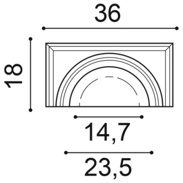 Demi-colonne - K1121