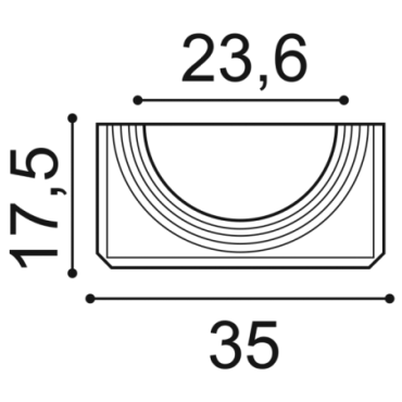 Demi-colonne - K1131