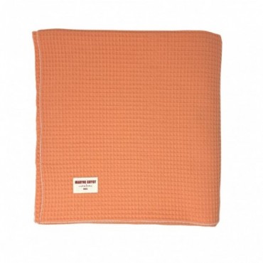 Nappe orange unie - Orange gaufrée