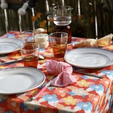 Nappe motif fleuri - Fleur printanière