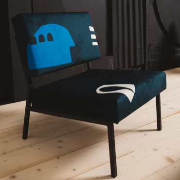 Fauteuil 02 - Babylone Blue